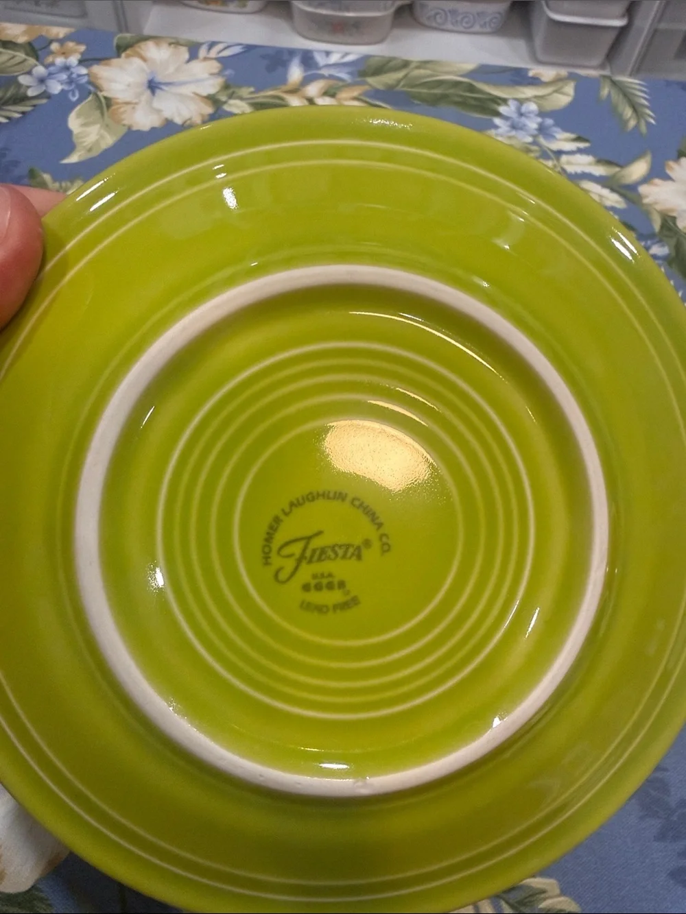 Fiesta Set of Seven 7 1/4 inch plates
